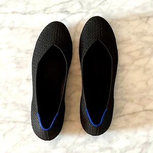 Rothy's "The Flat" in Black Solid